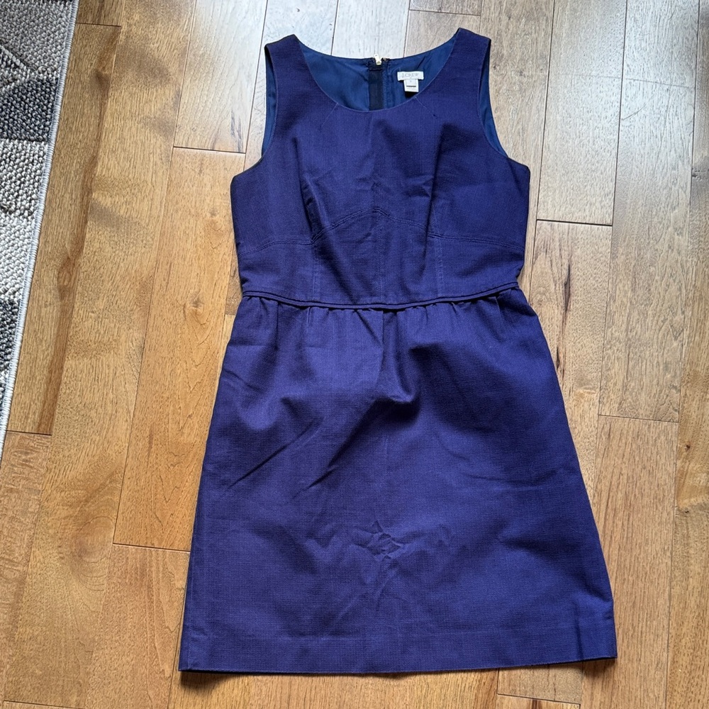 Deep Blue Textured Dress
